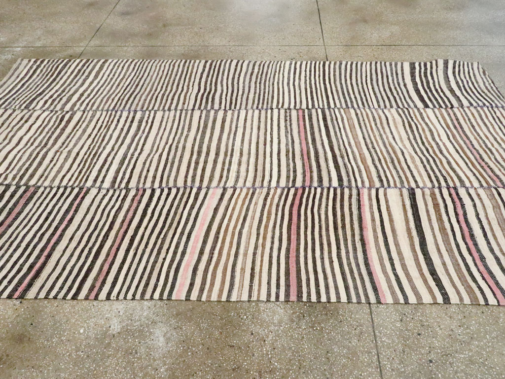 Vintage Persian Flatweave, No.28547 - Staging