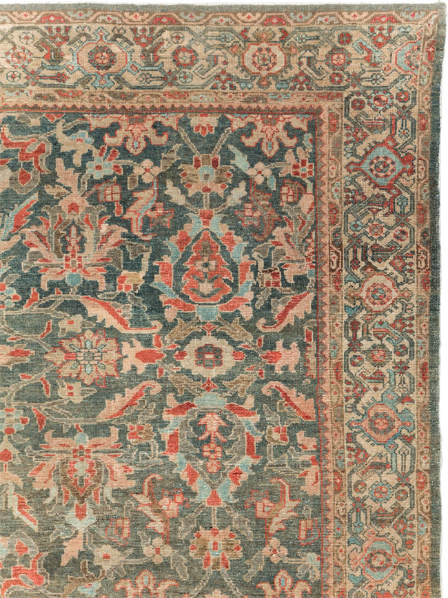 Antique Persian Malayer Carpet, No.28555 - Staging