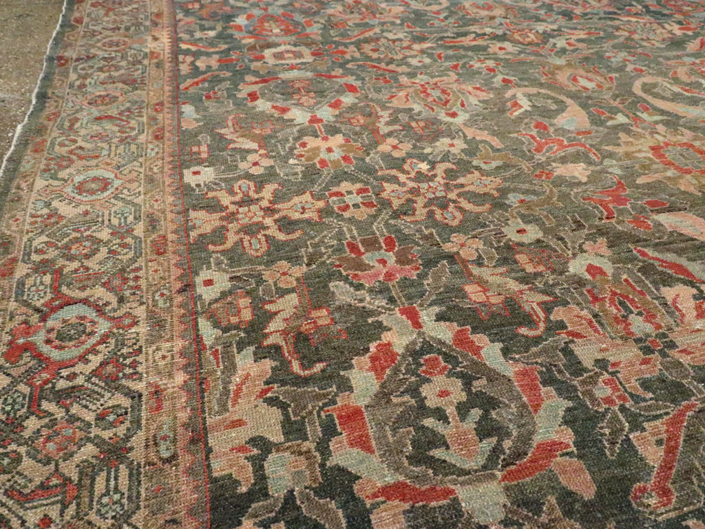 Antique Persian Malayer Carpet, No.28555 - Staging