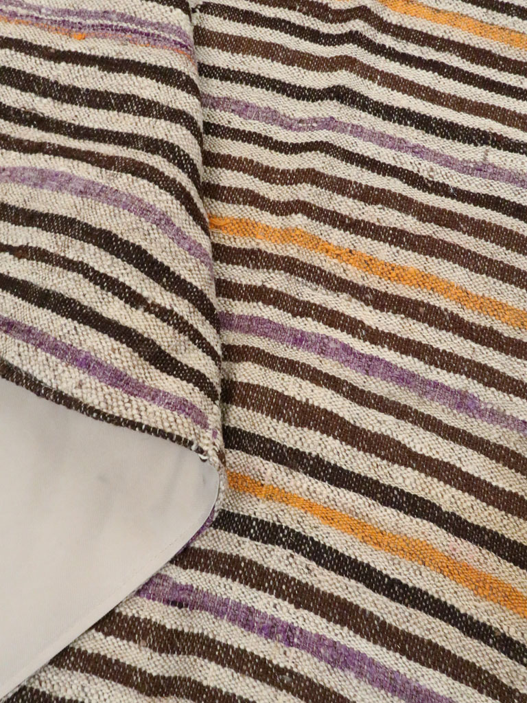 Vintage Persian Flatweave Kilim Accent Rug, No.28556 - Staging