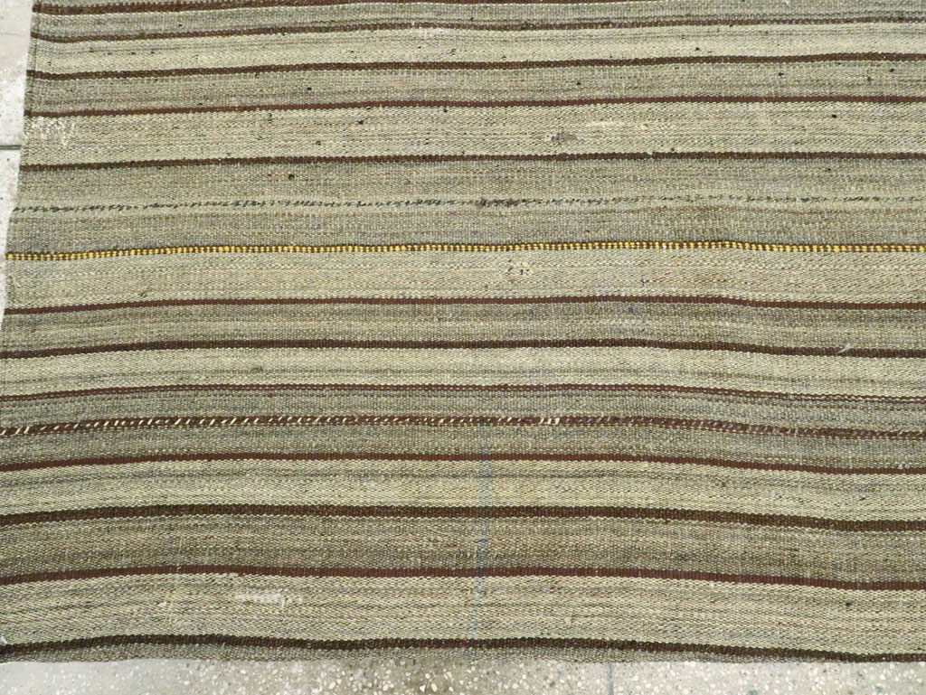 Vintage Persian Flatweave Kilim, No.28559 - Staging