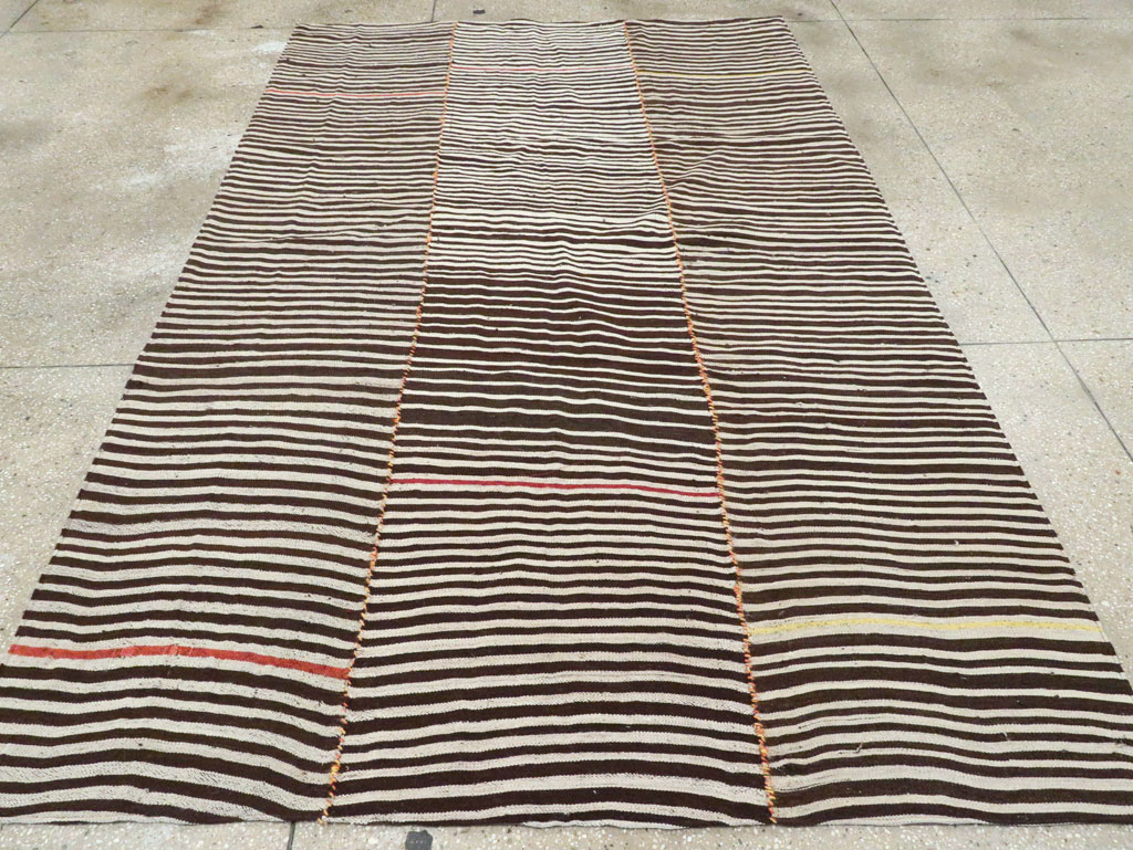 Vintage Persian Flatweave, No.28563 - Staging