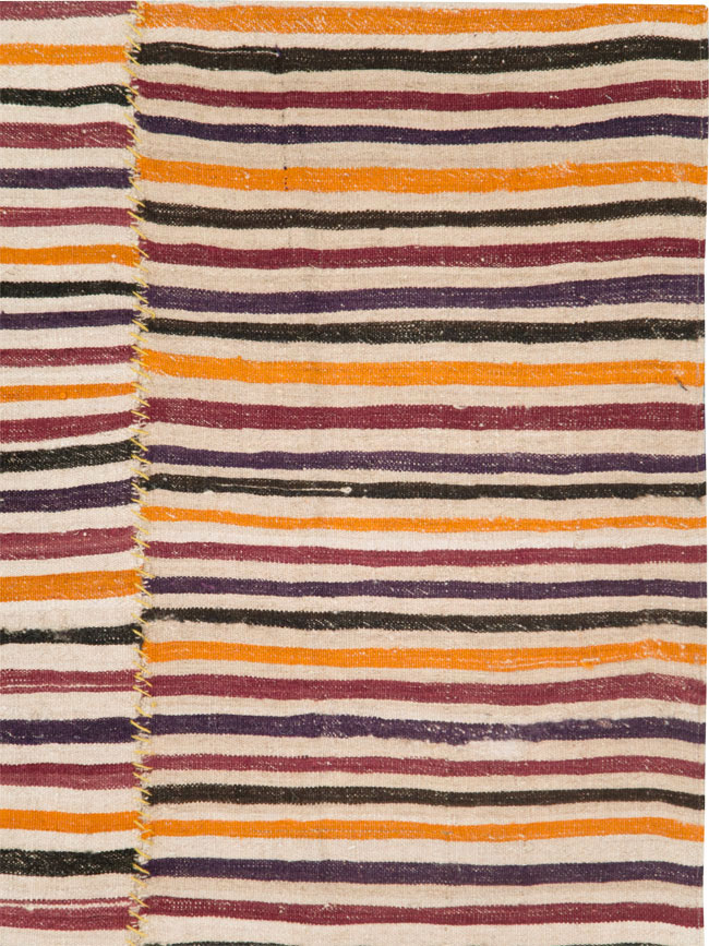 Vintage Persian Flatweave, No.28564 - Staging