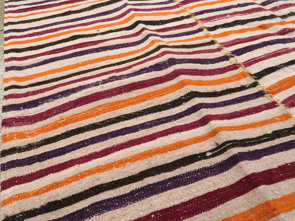 Vintage Persian Flatweave, No.28564 - Staging