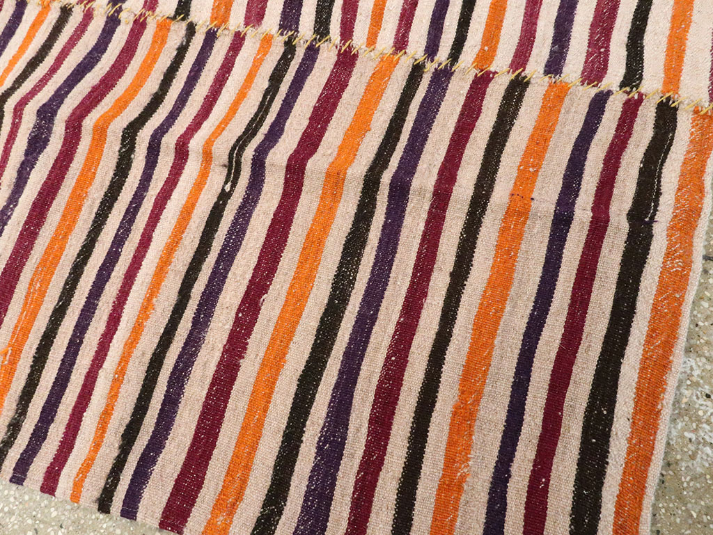 Vintage Persian Flatweave, No.28564 - Staging