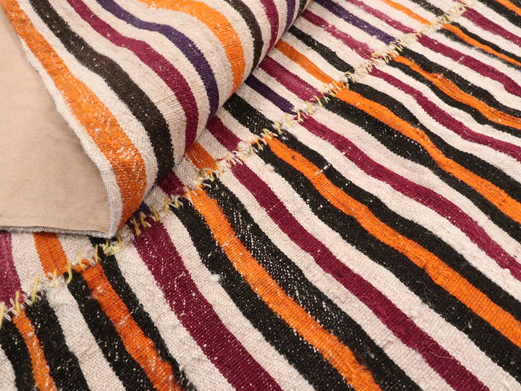 Vintage Persian Flatweave, No.28564 - Staging