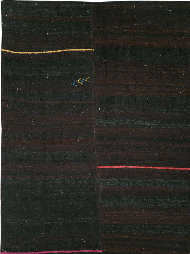 Modern Persian Flatweave Kilim, No.28566 - Staging
