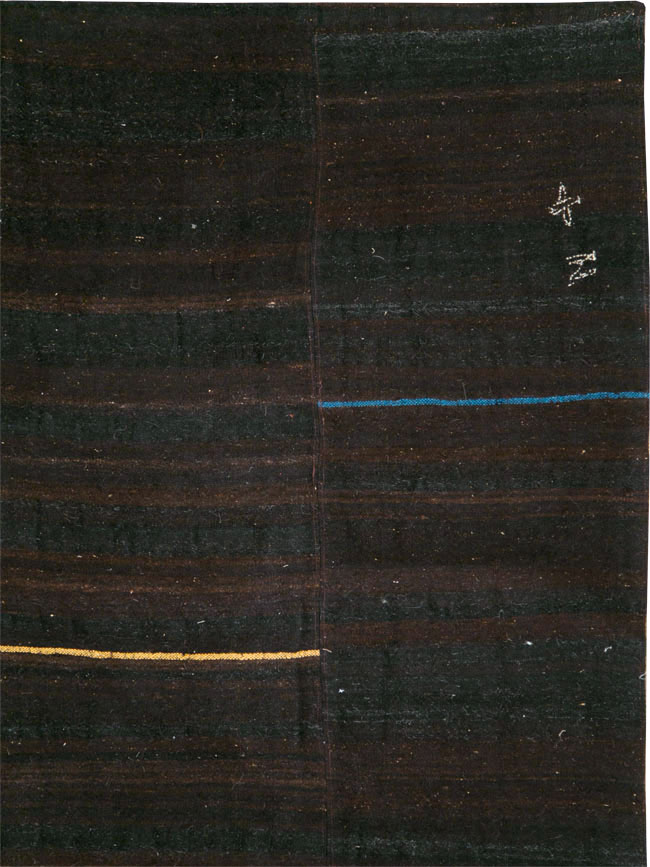 Modern Persian Flatweave Kilim, No.28566 - Staging