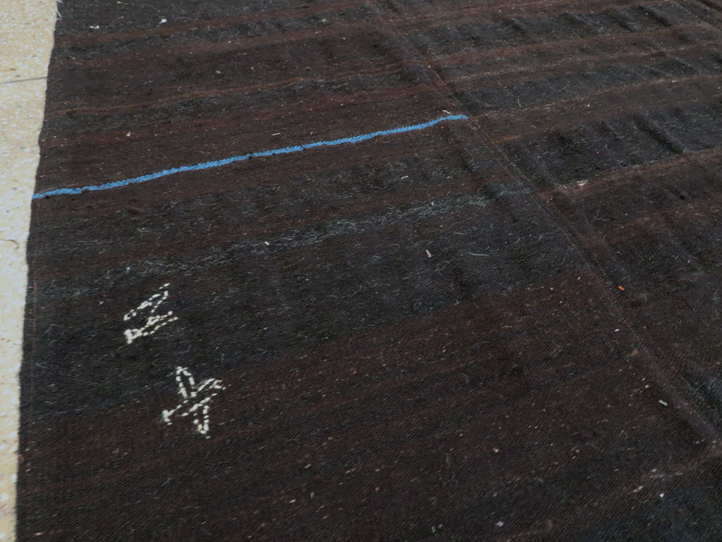 Modern Persian Flatweave Kilim, No.28566 - Staging