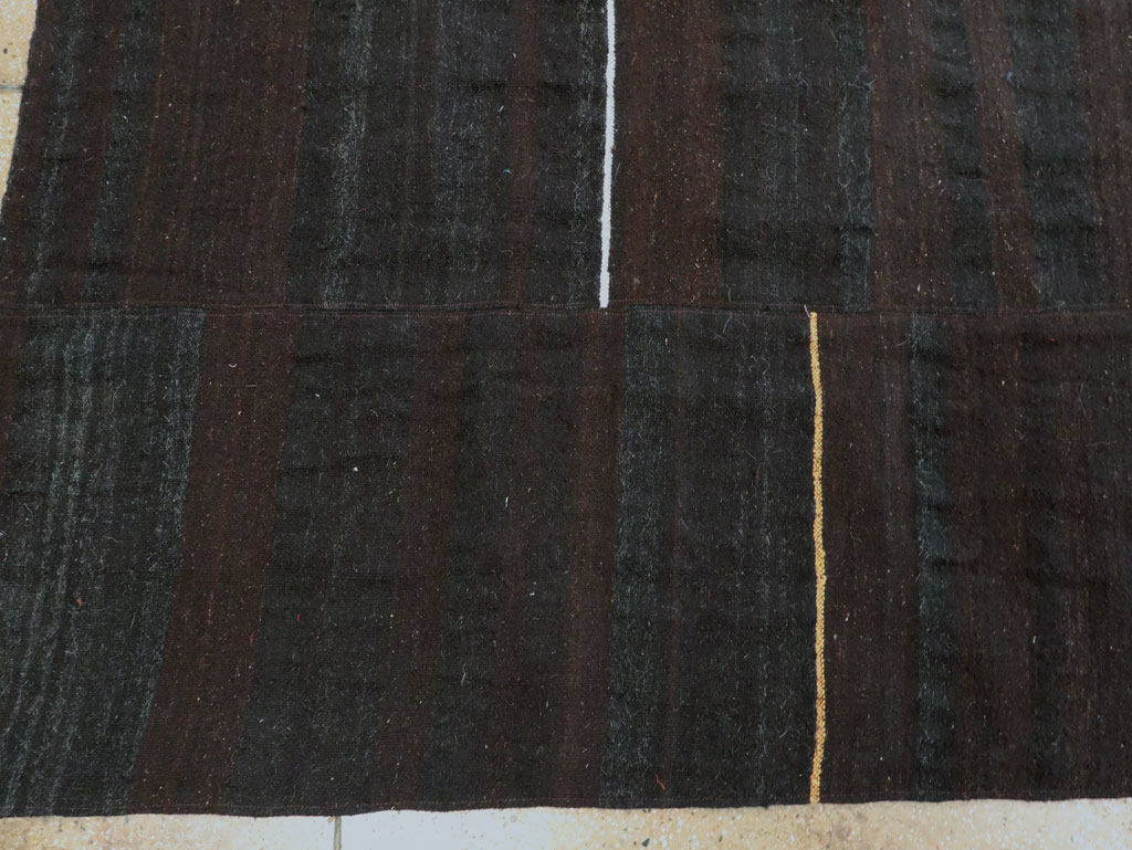 Modern Persian Flatweave Kilim, No.28566 - Staging