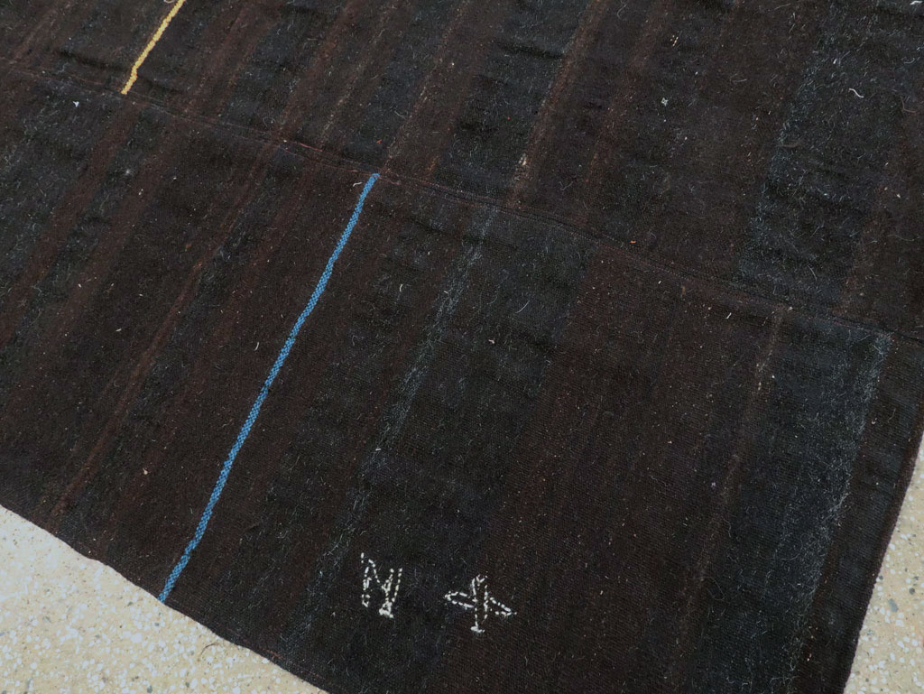 Modern Persian Flatweave Kilim, No.28566 - Staging