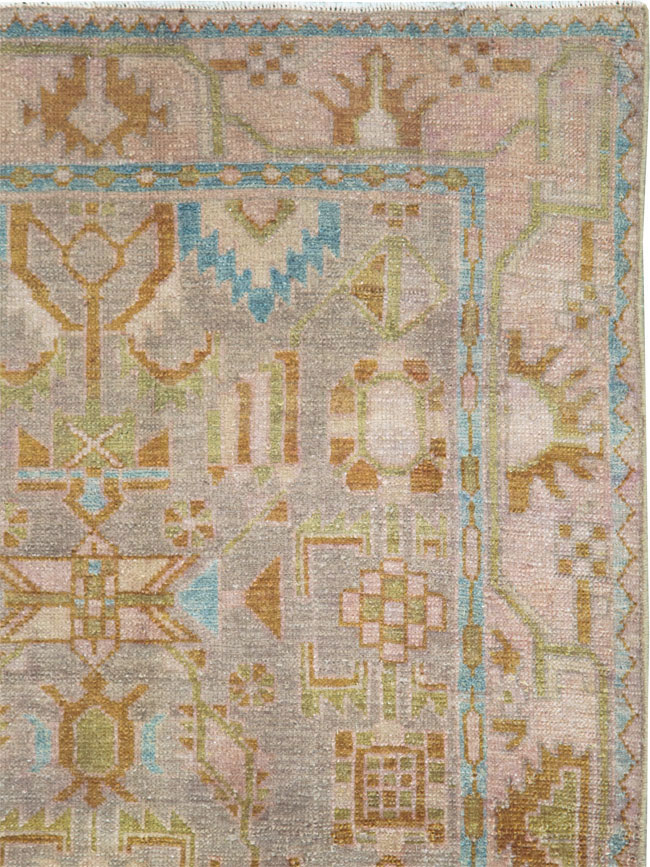 Vintage Persian Malayer Rug, No.28571 - Staging