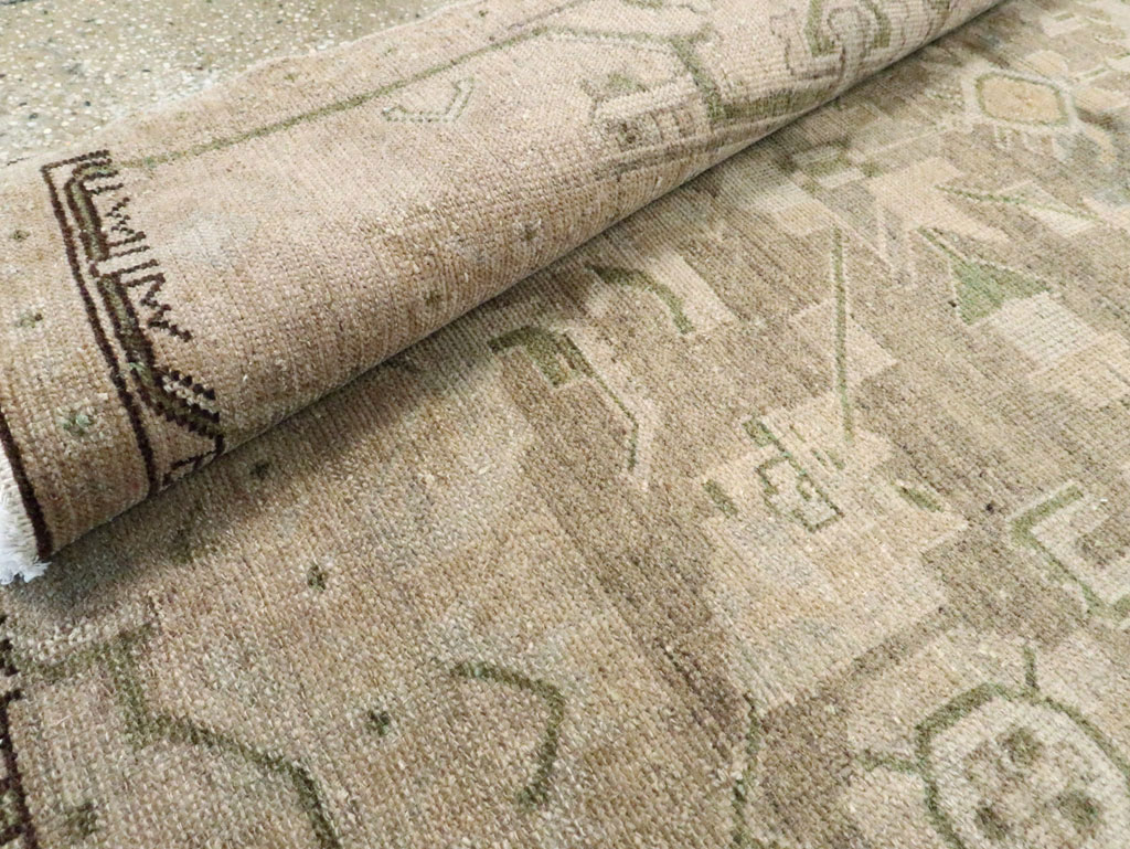 Vintage Persian Malayer Accent Rug, No.28573 - Staging