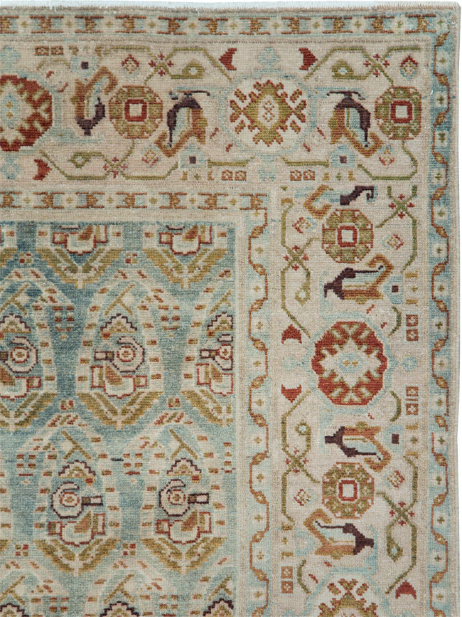 Vintage Persian Malayer Accent Rug (Pair: 2 of 2), No.28580 - Staging