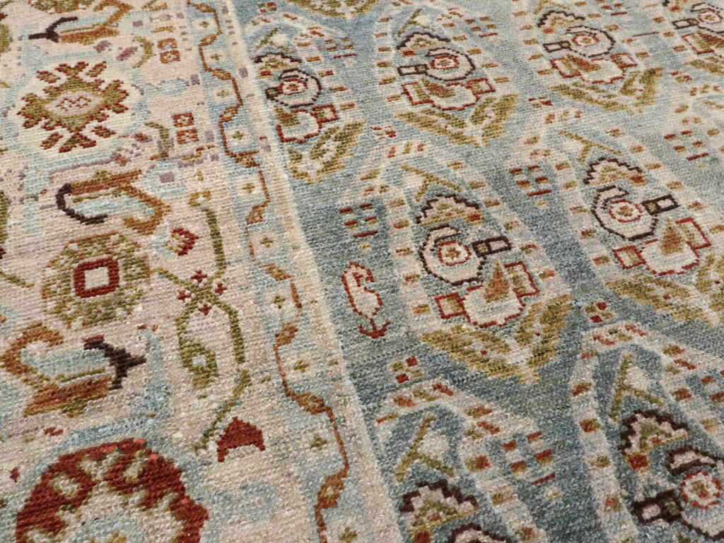 Vintage Persian Malayer Accent Rug (Pair: 2 of 2), No.28580 - Staging