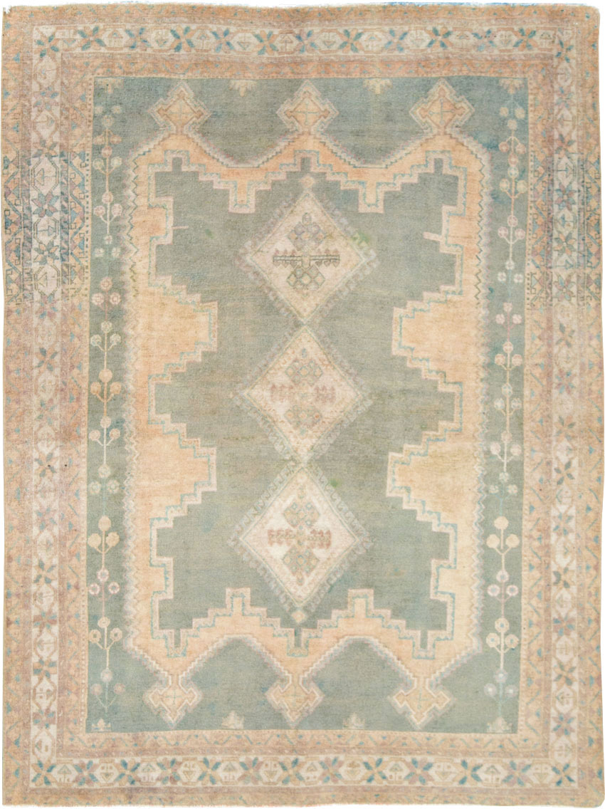 Vintage Persian Afshar Rug, No.28581 - Staging