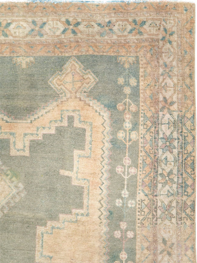 Vintage Persian Afshar Rug, No.28581 - Staging