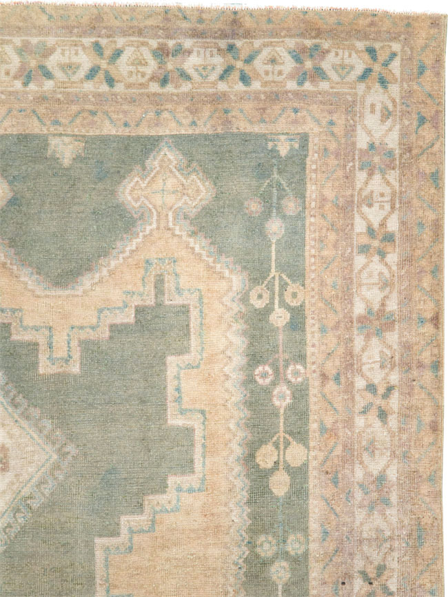 Vintage Persian Afshar Rug, No.28581 - Staging