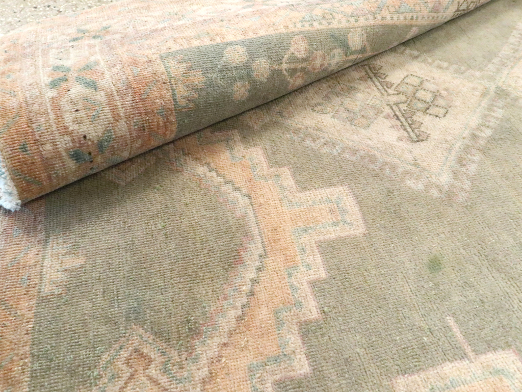 Vintage Persian Afshar Rug, No.28581 - Staging