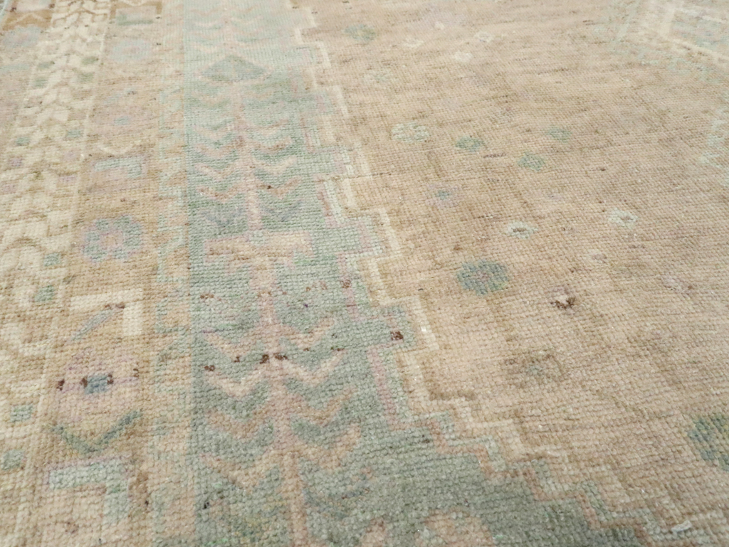 Vintage Persian Afshar Tribal Accent Rug, No.28583 - Staging