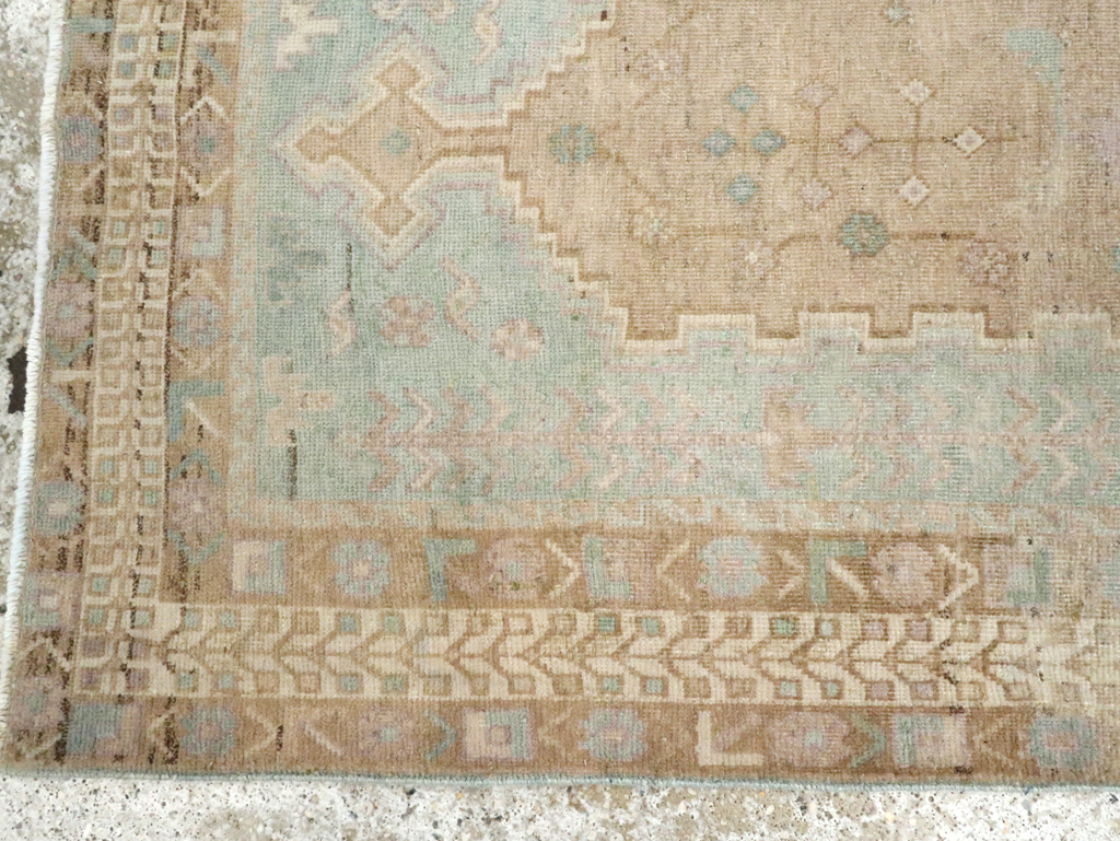 Vintage Persian Afshar Tribal Accent Rug, No.28583 - Staging