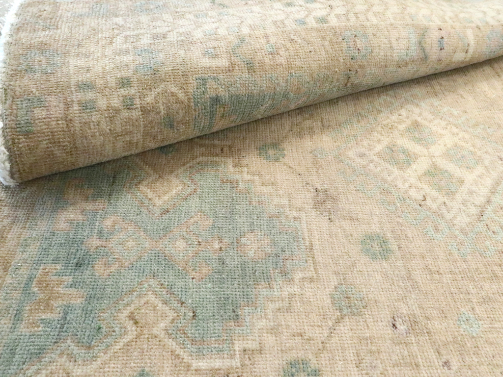 Vintage Persian Afshar Tribal Accent Rug, No.28583 - Staging