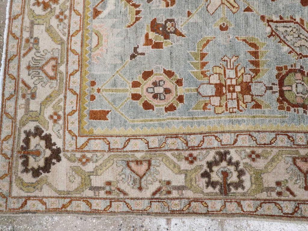 Vintage Persian Malayer Accent Rug, No.28585 - Staging