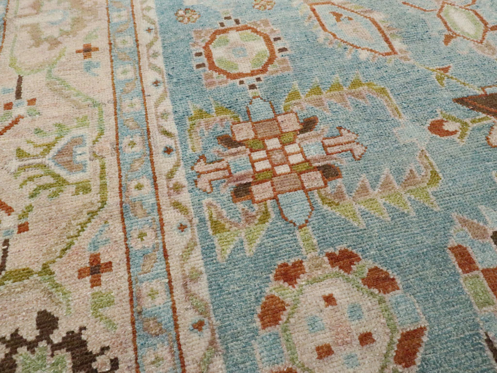 Vintage Persian Malayer Accent Rug (Pair: 1 of 2), No.28590 - Staging