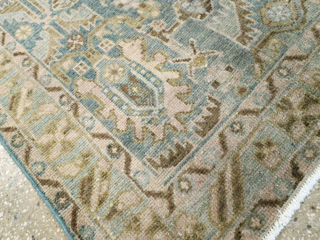 Vintage Persian Malayer Throw Rug, No.28596 - Staging