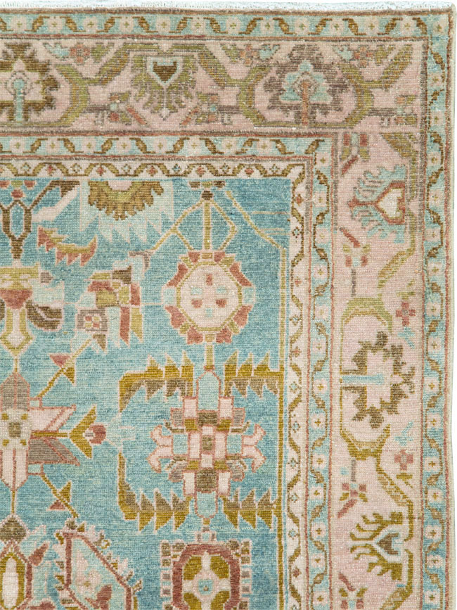 Vintage Persian Malayer Rug, No.28600 - Staging