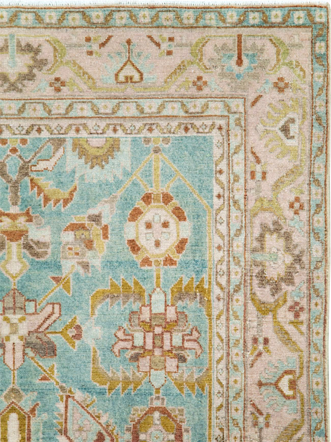 Vintage Persian Malayer Rug, No.28600 - Staging