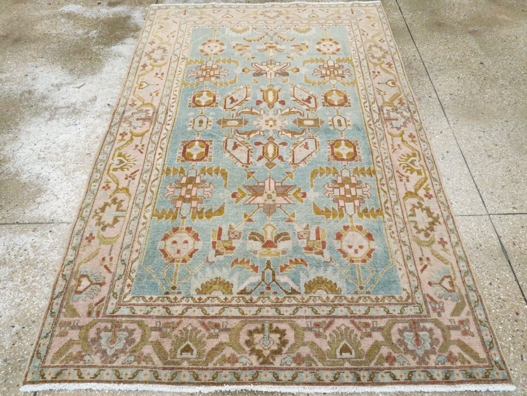 Vintage Persian Malayer Rug, No.28600 - Staging
