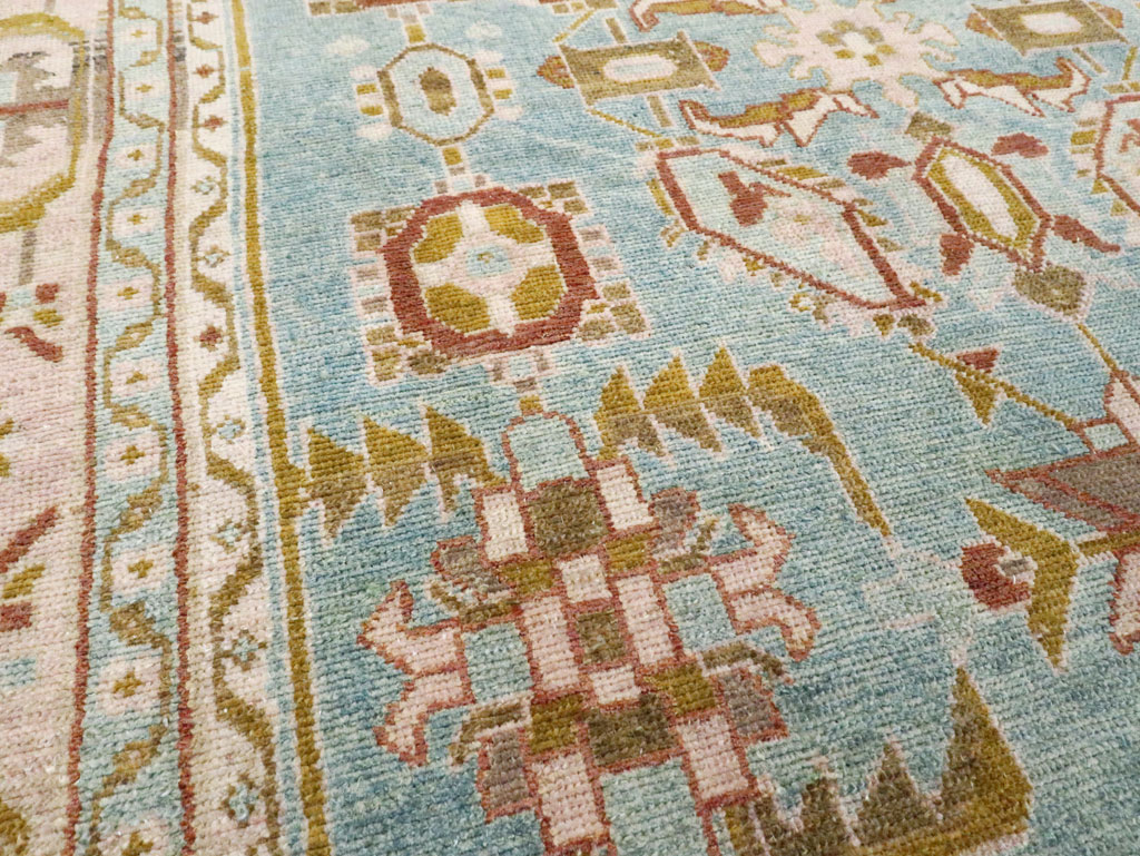 Vintage Persian Malayer Rug, No.28600 - Staging