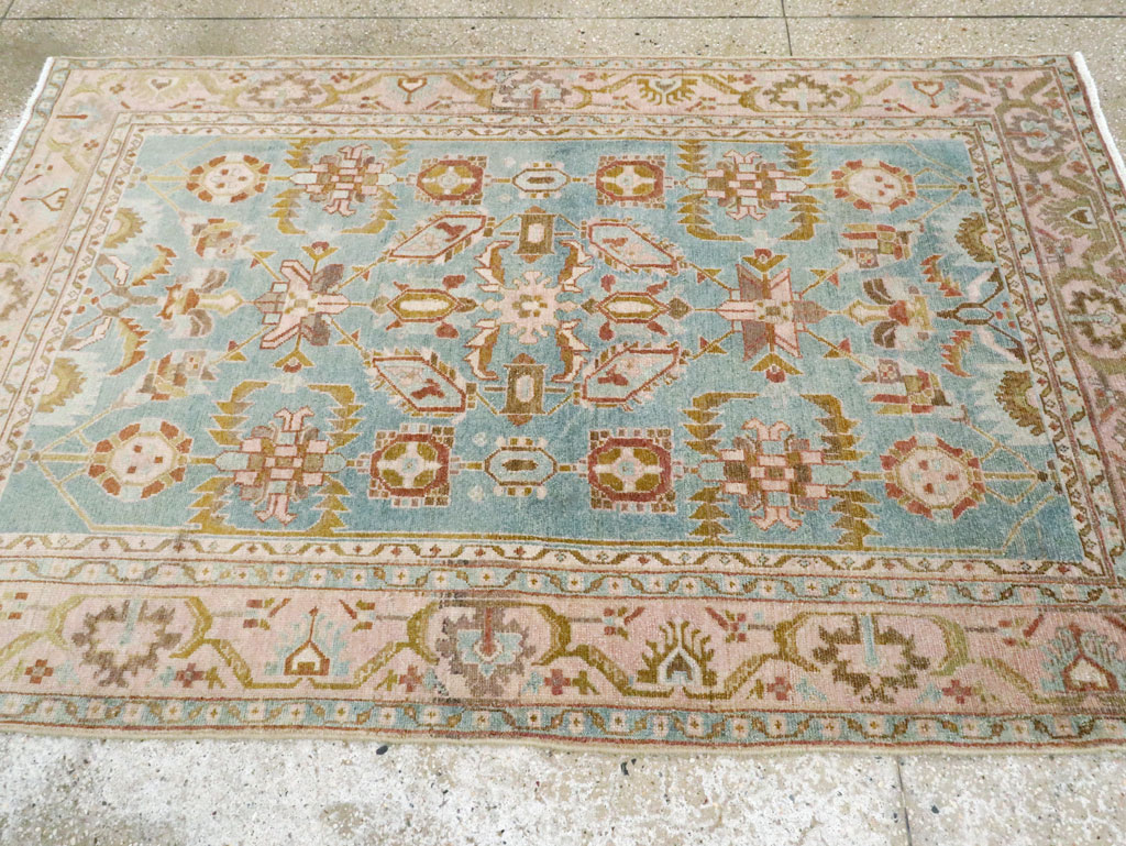 Vintage Persian Malayer Rug, No.28600 - Staging