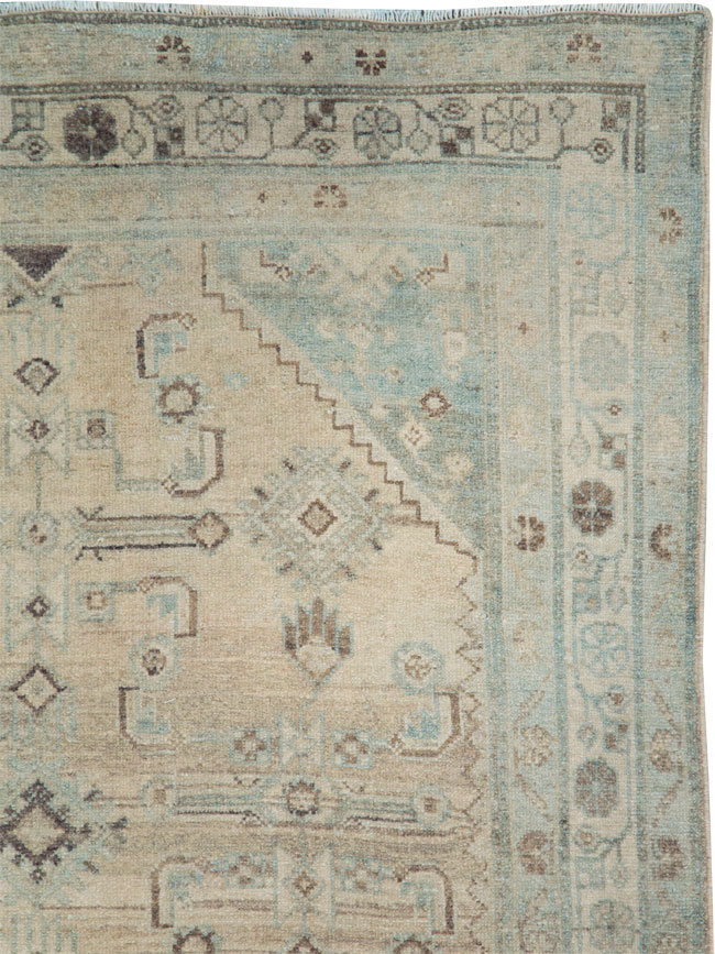 Vintage Persian Malayer Rug, No.28601 - Staging