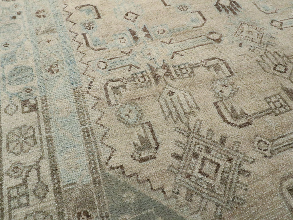 Vintage Persian Malayer Rug, No.28601 - Staging