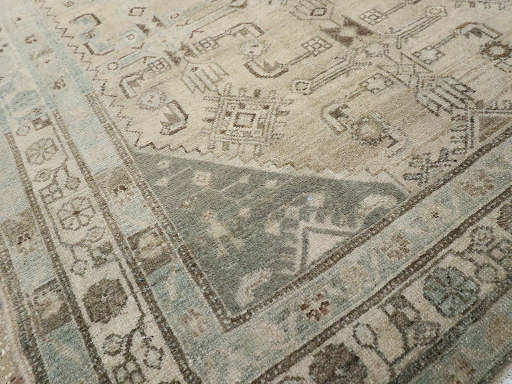 Vintage Persian Malayer Rug, No.28601 - Staging