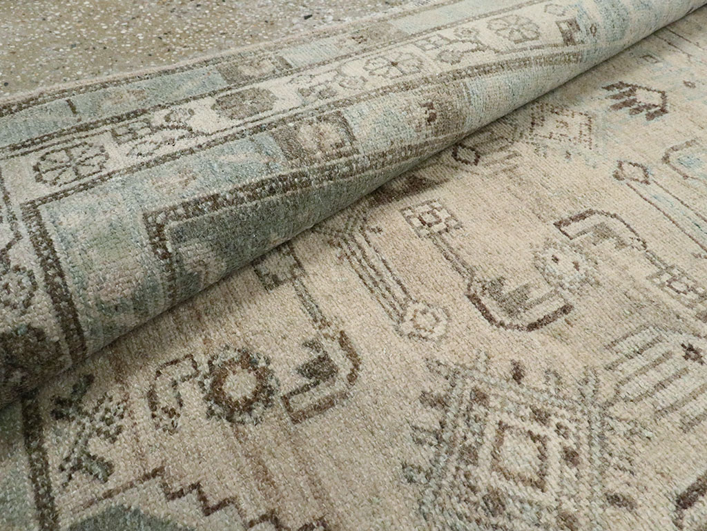 Vintage Persian Malayer Rug, No.28601 - Staging