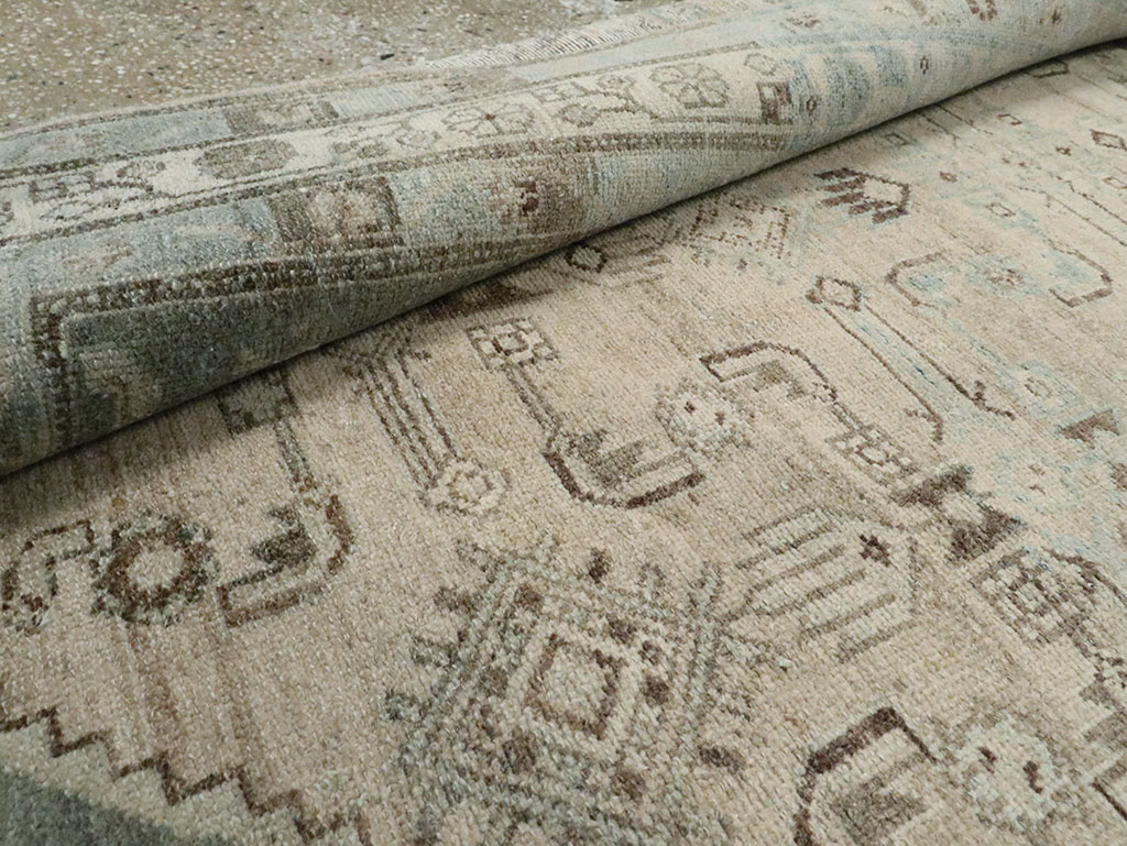 Vintage Persian Malayer Rug, No.28601 - Staging