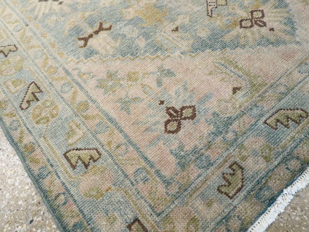 Vintage Persian Malayer Throw Rug, No.28602 - Staging