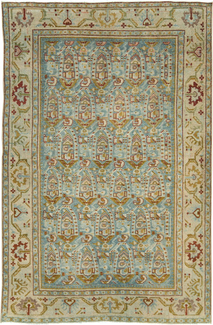 Vintage Persian Malayer Rug, No.28603 - Staging