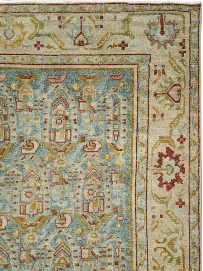 Vintage Persian Malayer Rug, No.28603 - Staging