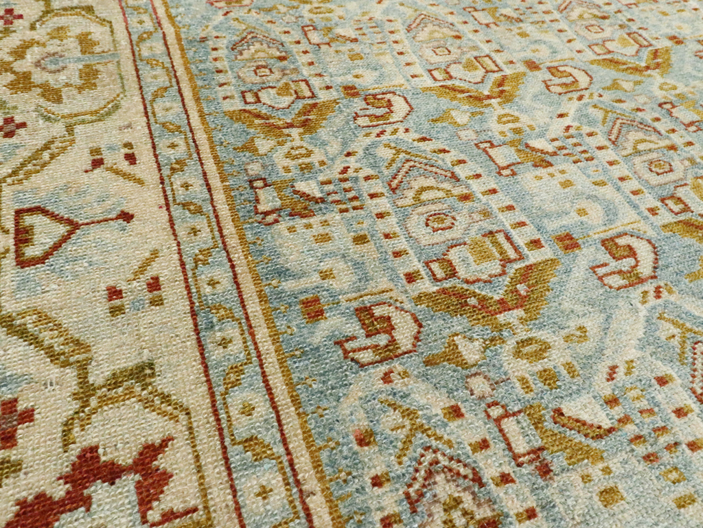 Vintage Persian Malayer Rug, No.28603 - Staging