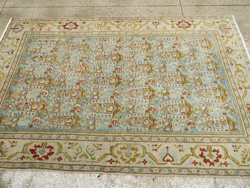 Vintage Persian Malayer Rug, No.28603 - Staging