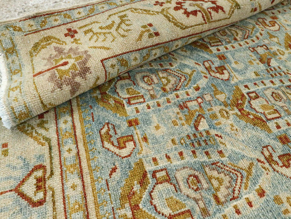 Vintage Persian Malayer Rug, No.28603 - Staging