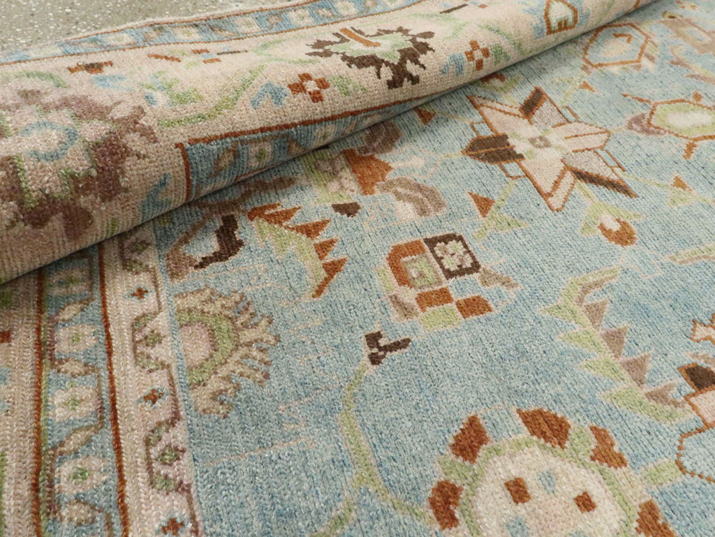 Vintage Persian Malayer Accent Rug (Pair: 2 of 2), No.28604 - Staging