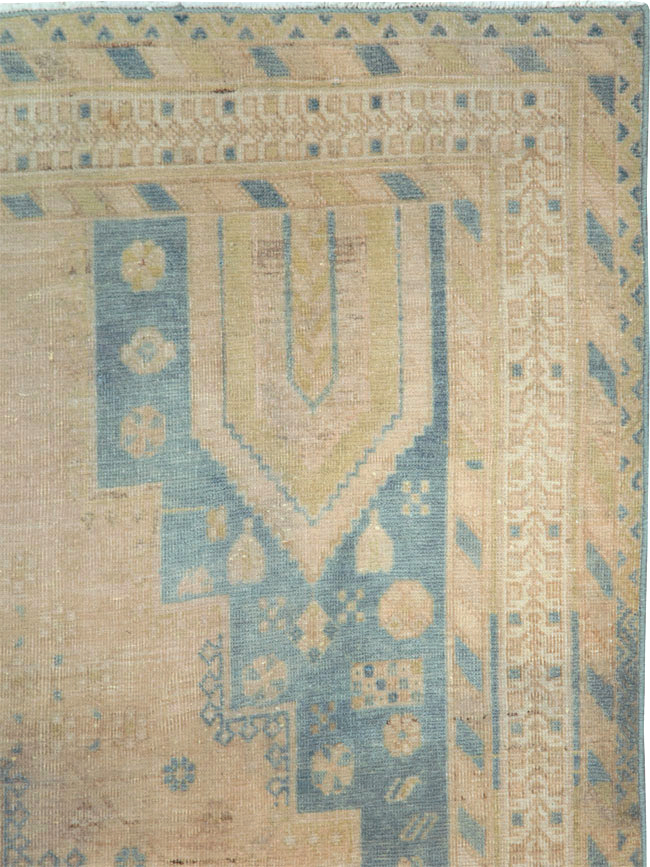 Vintage Persian Afshar Rug, No.28605 - Staging
