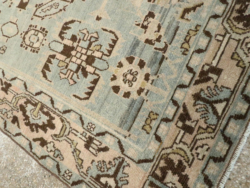 Vintage Persian Malayer Accent Rug, No.28608 - Staging