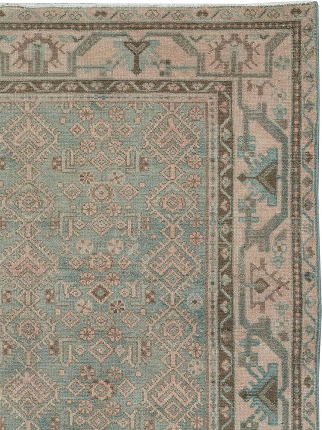 Vintage Persian Malayer Rug, No.28610 - Staging