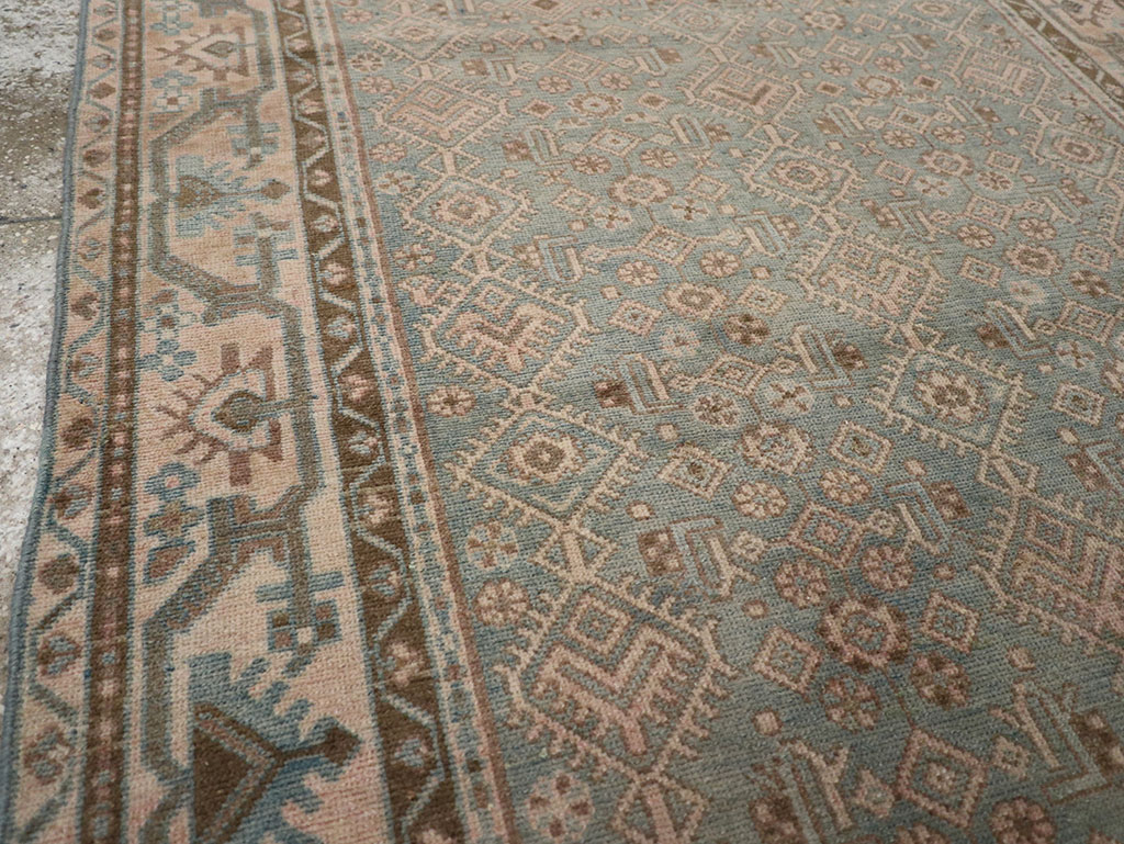 Vintage Persian Malayer Rug, No.28610 - Staging